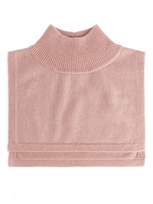 Topuri Arket Merino Funnel Neck Fete Roz | Romania-DAGQ92713
