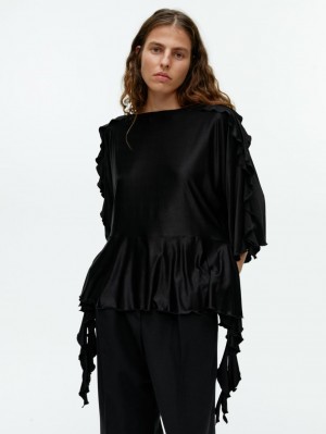 Topuri Arket Silky Frill Dama Negrii | Romania-UNDP21609