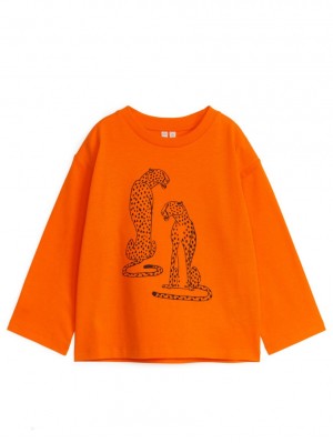 Tricouri Arket Long-Sleeve Baieti Portocalii | Romania-BNUY38691