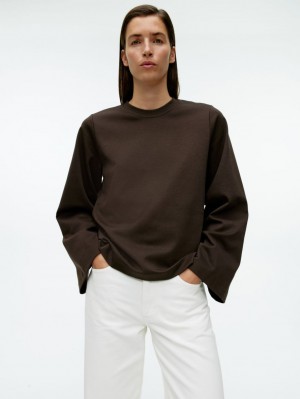 Tricouri Arket Long-Sleeve Dama Maro | Romania-WCHM93784