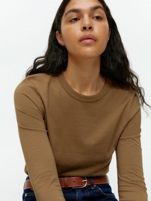 Tricouri Arket Long-Sleeved Dama Maro | Romania-NFPW57048