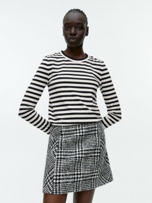 Tricouri Arket Long-Sleeved Dama Negrii Bej | Romania-JWLR09582