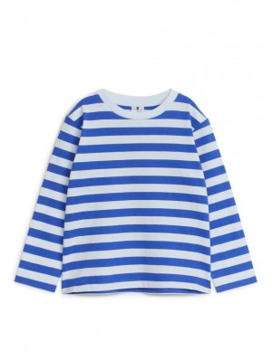 Tricouri Arket Long-Sleeved Fete Albastri | Romania-HGZO72061