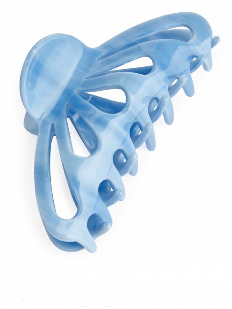 Accesorii De Par Arket Hair Claw Dama Albastri | Romania-KNLV56908