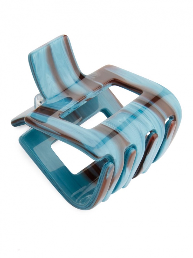 Accesorii De Par Arket Hair Claw Dama Albastri Maro | Romania-QZGS96582