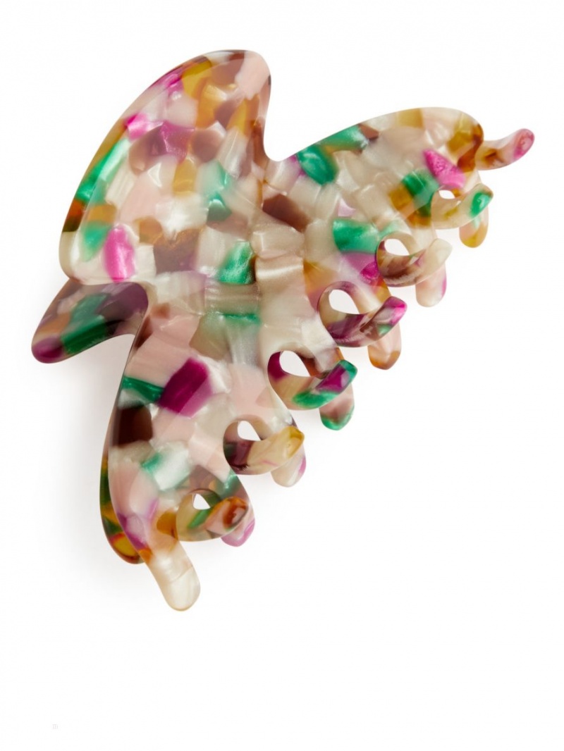 Accesorii De Par Arket Hair Claw Dama Roz Colorati | Romania-GWKM51608