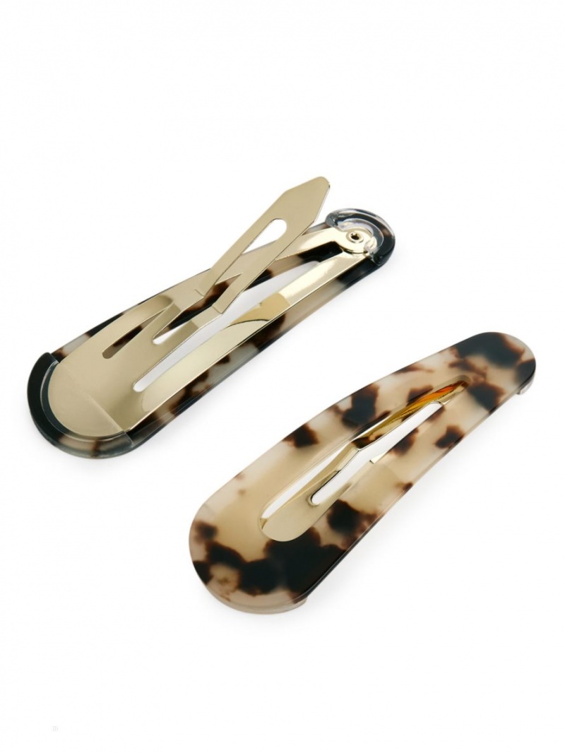 Accesorii De Par Arket Hair Clips Set of 2 Dama Maro | Romania-SWEV28745
