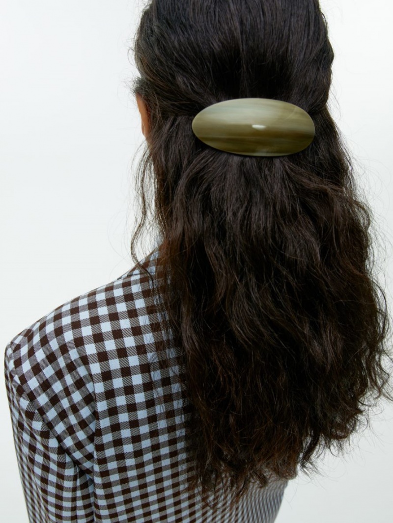 Accesorii De Par Arket Oval Hair Barrette Dama Maro | Romania-FSDC46103