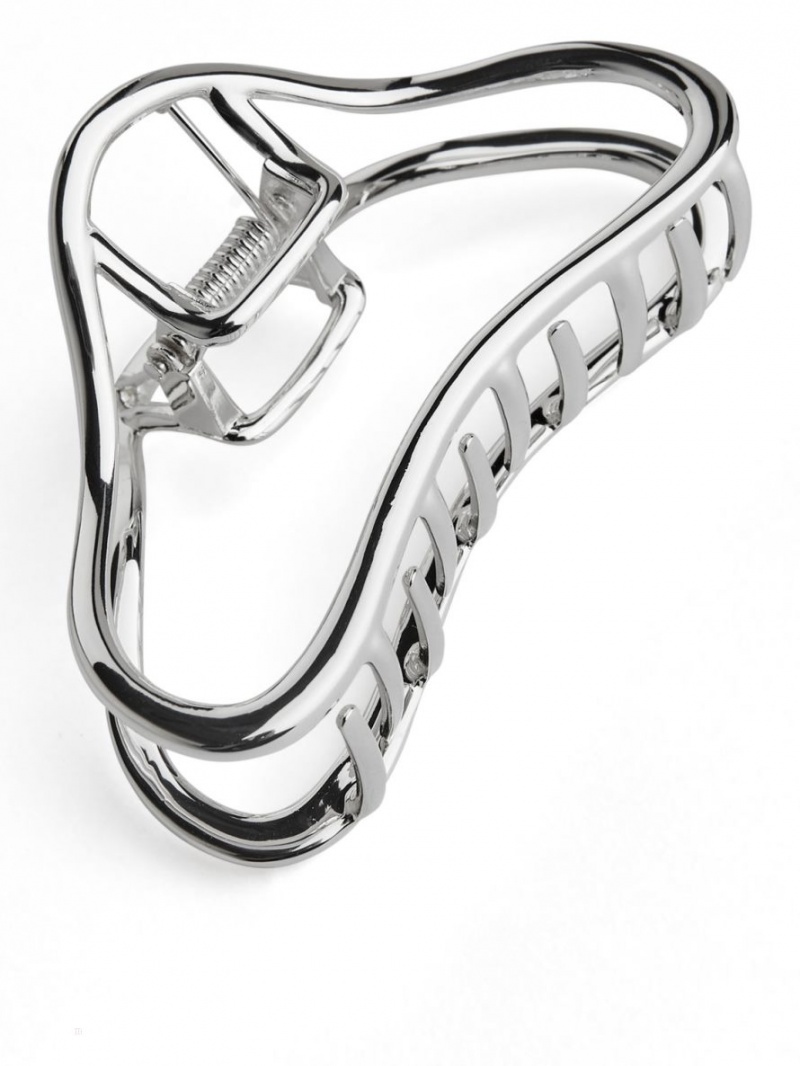 Accesorii De Par Arket Silver-Plated Hair Claw Dama Argintii | Romania-TKWL16385
