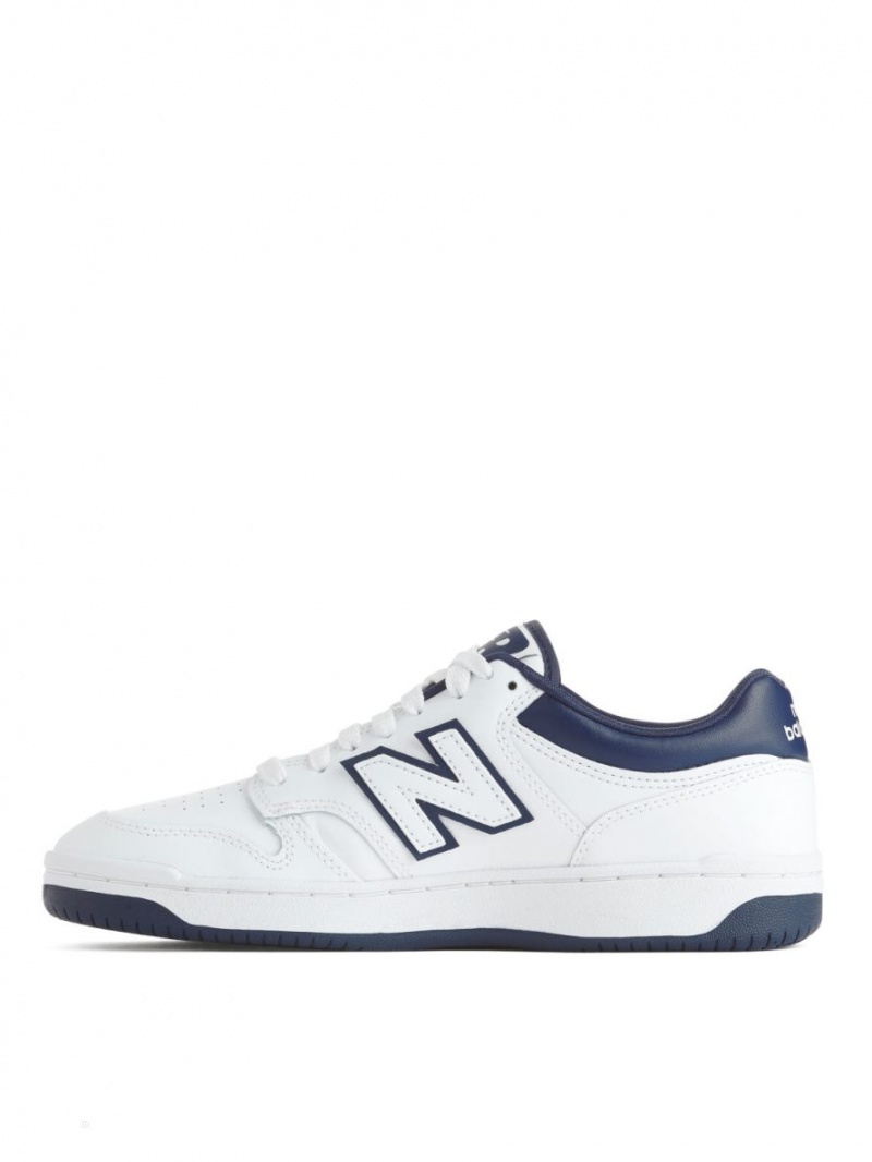 Adidasi Arket New Balance 480 Unisex Dama Albi Albastri | Romania-OMEC09423