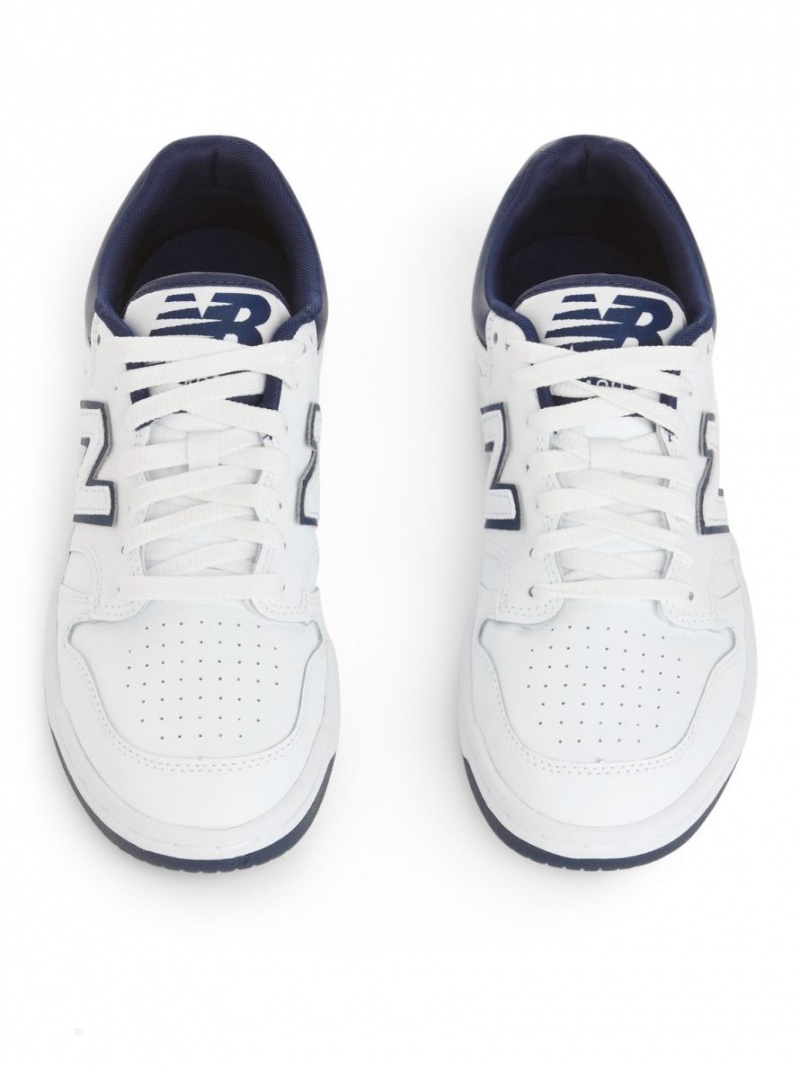 Adidasi Arket New Balance 480 Unisex Dama Albi Albastri | Romania-OMEC09423