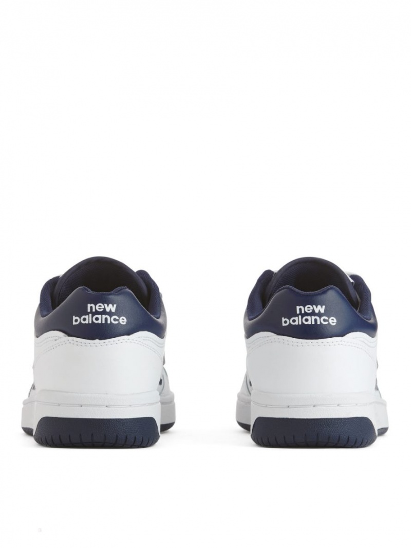 Adidasi Arket New Balance 480 Unisex Dama Albi Albastri | Romania-OMEC09423