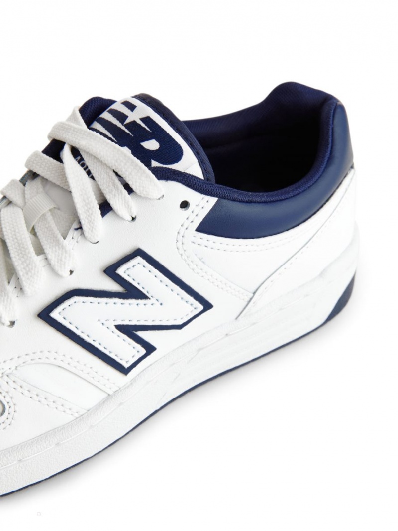 Adidasi Arket New Balance 480 Unisex Dama Albi Albastri | Romania-OMEC09423