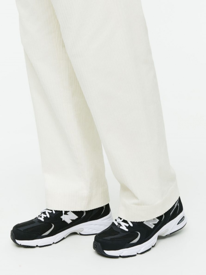 Adidasi Arket New Balance 530 Barbati Negrii Albi | Romania-BAYV64321