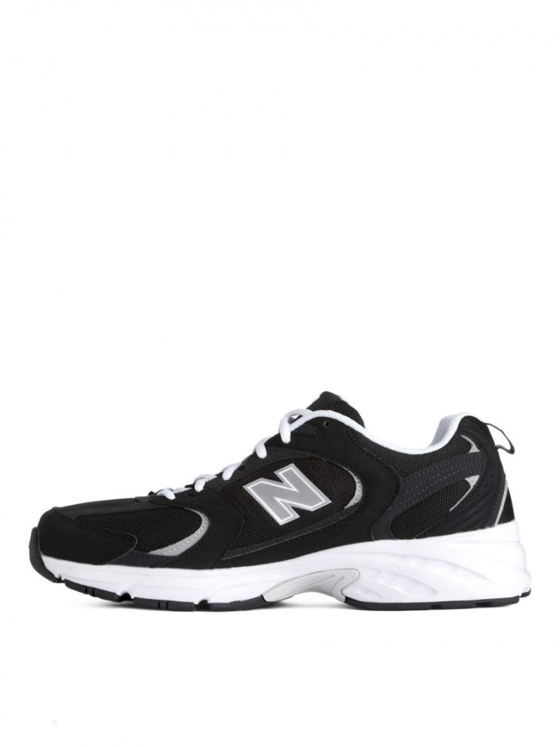 Adidasi Arket New Balance 530 Barbati Negrii Albi | Romania-BAYV64321