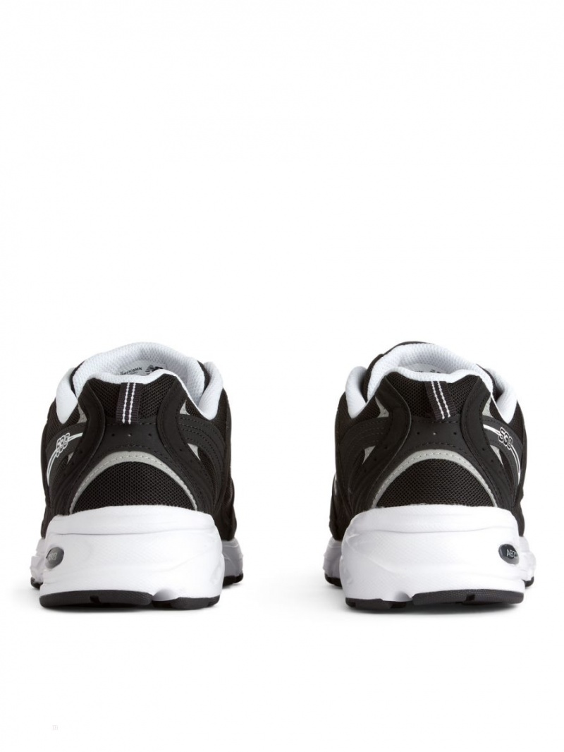 Adidasi Arket New Balance 530 Barbati Negrii Albi | Romania-BAYV64321