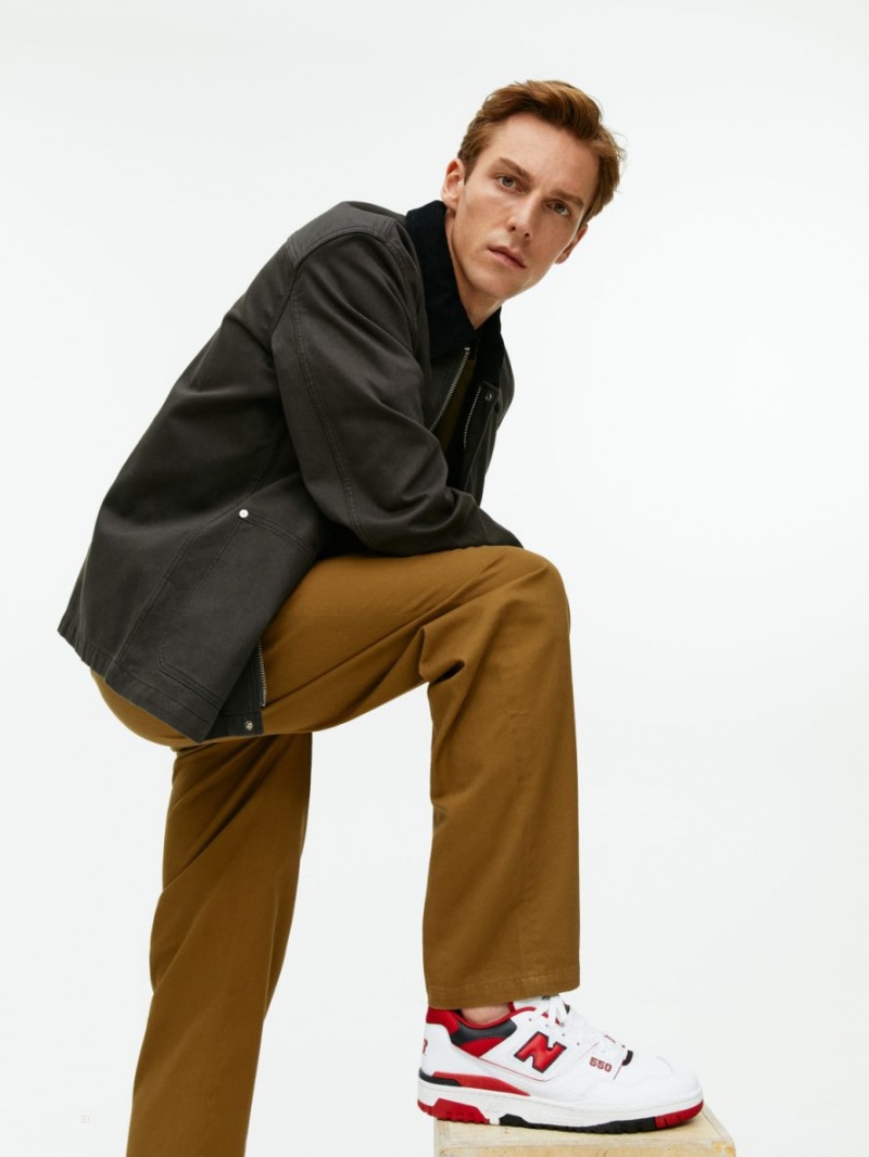 Adidasi Arket New Balance 550 Barbati Albi Rosii Negrii | Romania-MEJG69310