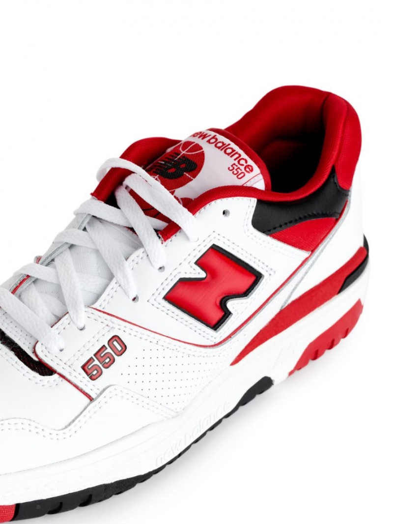 Adidasi Arket New Balance 550 Barbati Albi Rosii Negrii | Romania-MEJG69310