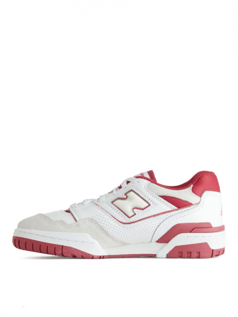 Adidasi Arket New Balance 550 Dama Albi Rosii | Romania-RSMZ56918