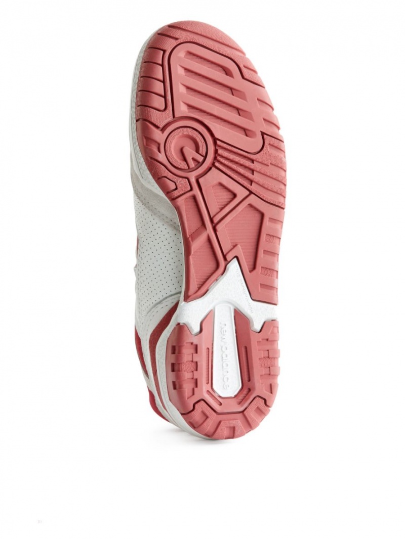 Adidasi Arket New Balance 550 Dama Albi Rosii | Romania-RSMZ56918