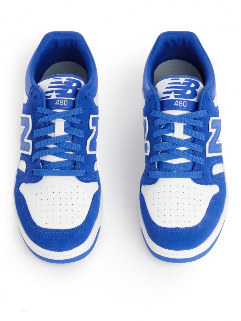Adidasi Arket New Balance BB480 Barbati Albi Albastri | Romania-JSZE68029