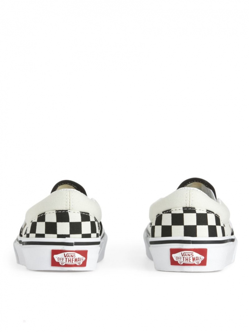 Adidasi Arket Vans Toddler Clasici Slip-On Fete Albi Negrii | Romania-UOFA31429
