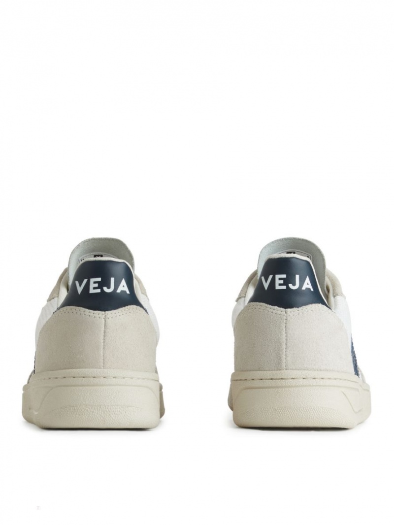 Adidasi Arket Veja V-10 Dama Albi Albastri | Romania-LIMW51289