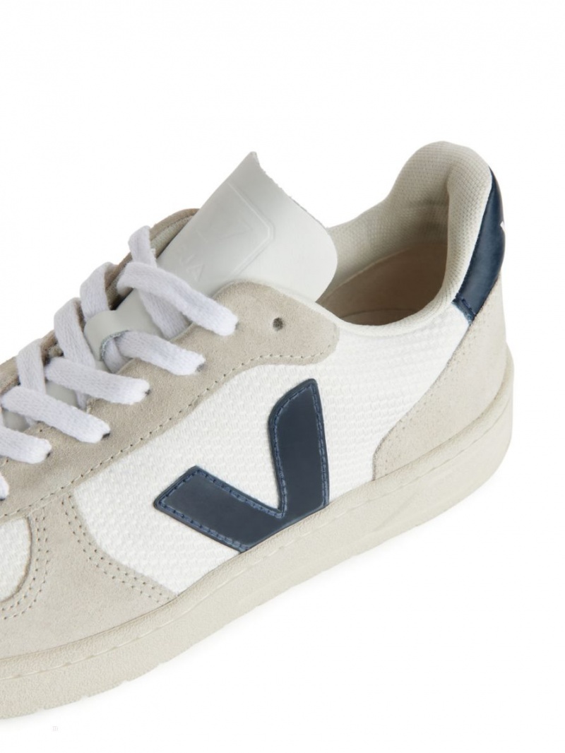 Adidasi Arket Veja V-10 Dama Albi Albastri | Romania-LIMW51289