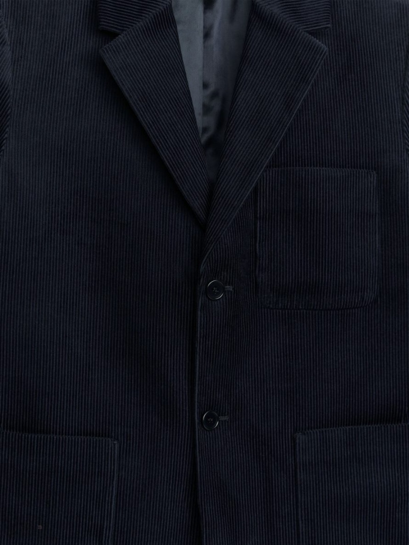 Blazer Arket Corduroy Barbati Albastri Inchis | Romania-MJZY16952