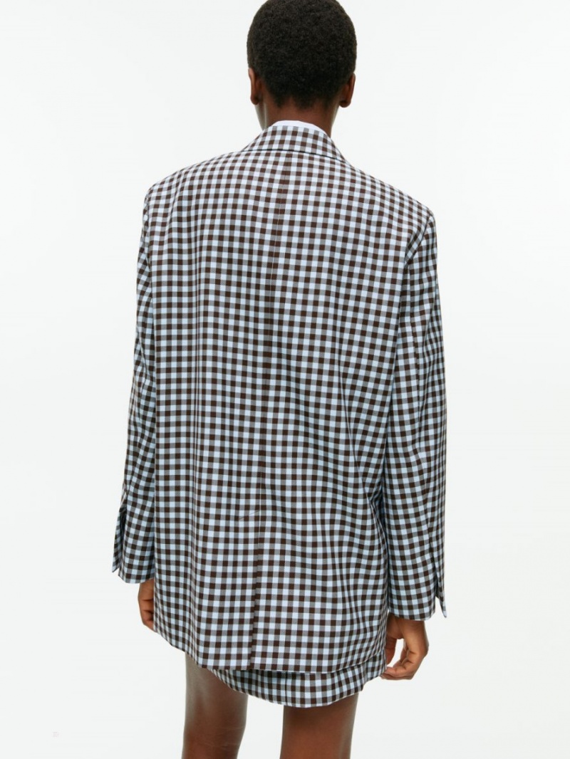 Blazer Arket Oversized Dama Maro Albi | Romania-KZYM48352