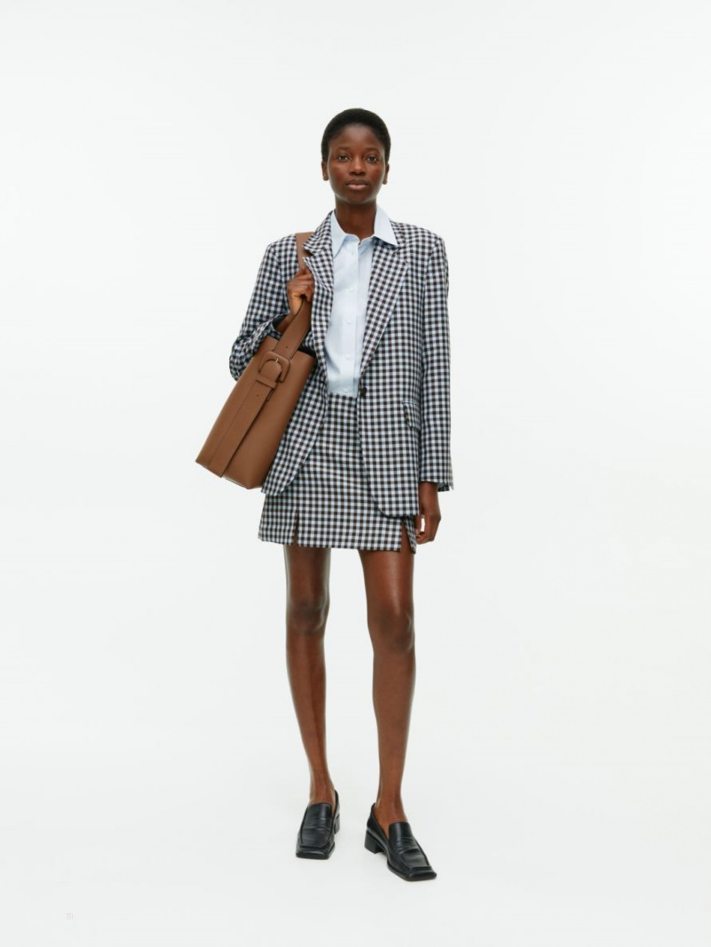 Blazer Arket Oversized Dama Maro Albi | Romania-KZYM48352