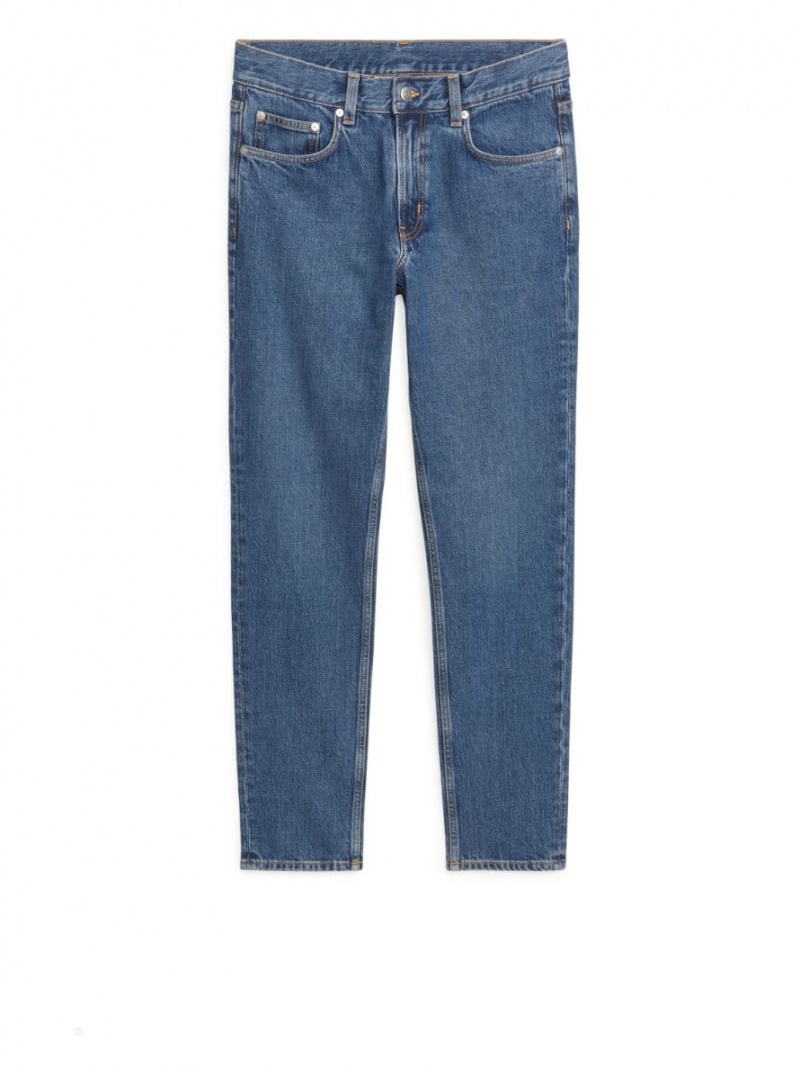 Blugi Arket BIRCH Slim Stretch Barbati Albastri | Romania-MJLG41732