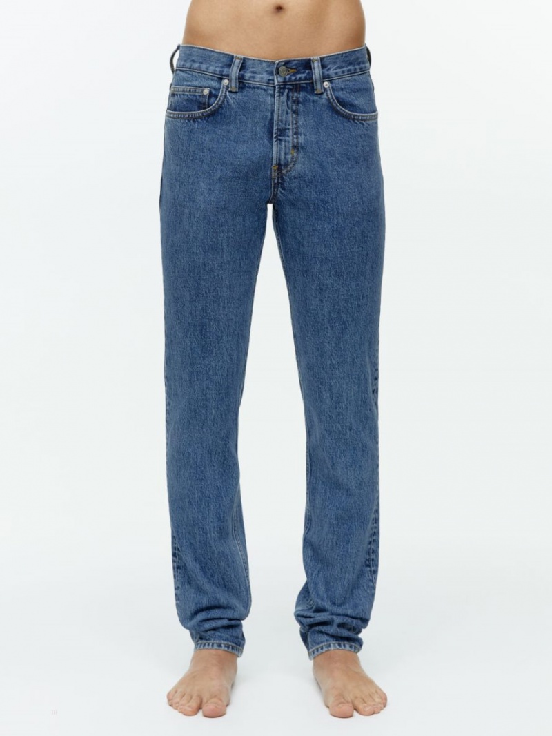 Blugi Arket BIRCH Slim Stretch Barbati Albastri | Romania-MJLG41732