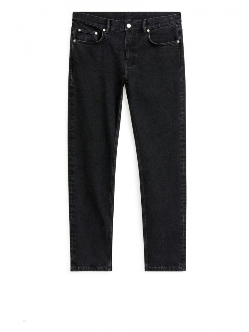 Blugi Arket BIRCH Slim Stretch Barbati Gri Inchis | Romania-EZQA58974