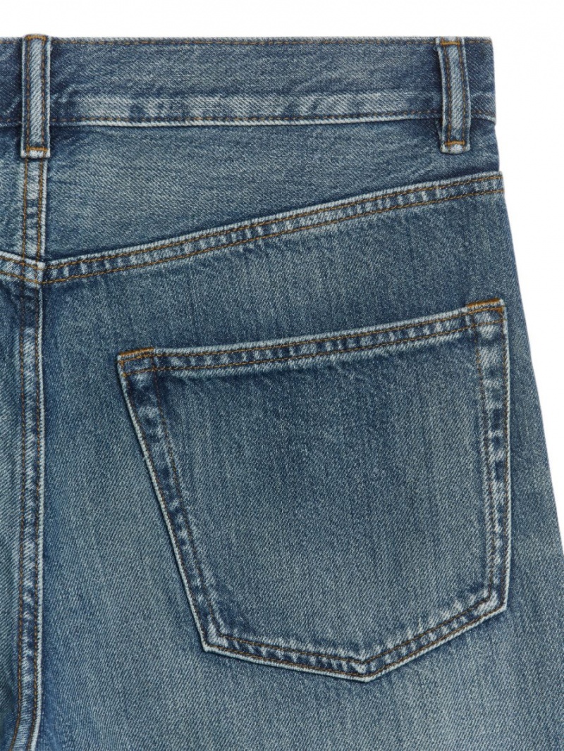 Blugi Arket COAST Relaxed Tapered Barbati Albastri Inchis | Romania-MRJW52703