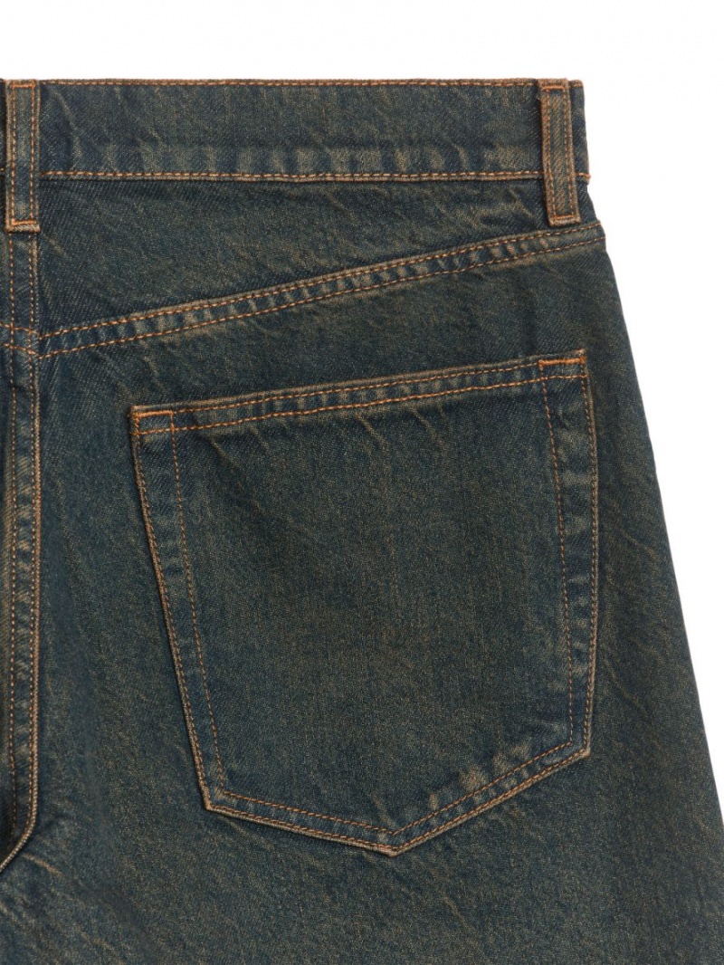 Blugi Arket LARK Loose Dama Albastri Inchis | Romania-PHQB05327