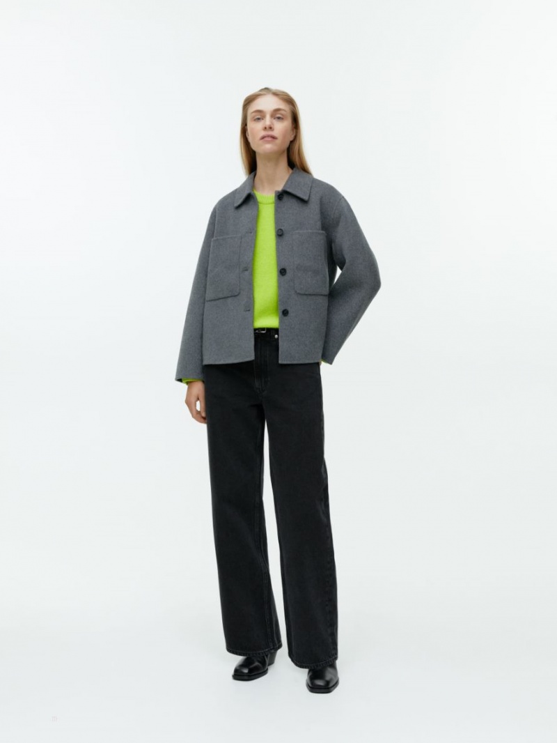 Blugi Arket LARK Loose Dama Negrii | Romania-ISNC74618