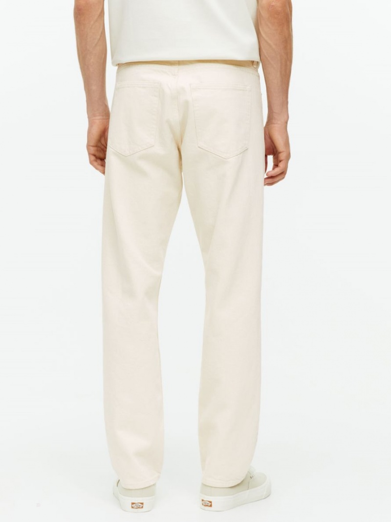 Blugi Arket OCEAN Loose Drept Barbati Bej | Romania-FLJN59261
