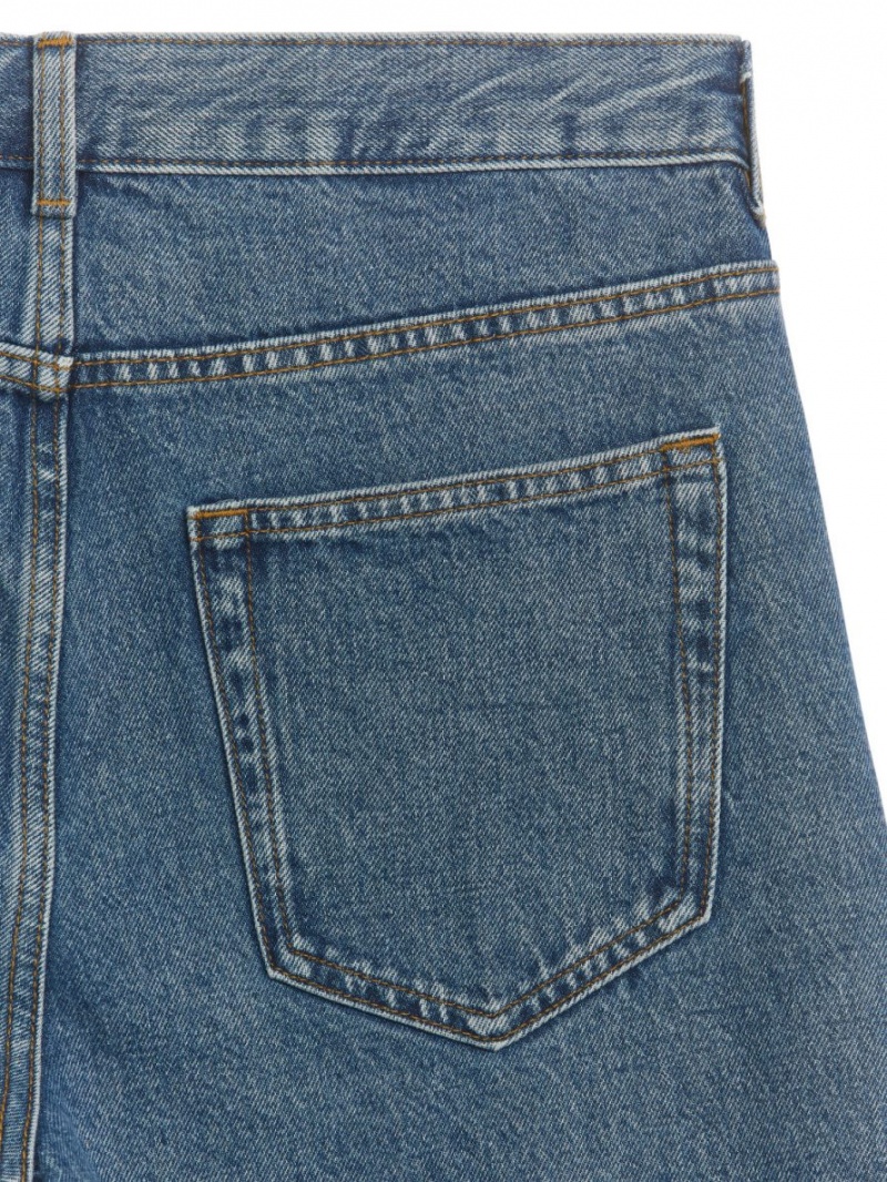 Blugi Arket PARK CROPPED Regular Drept Barbati Albastri | Romania-VGER25078