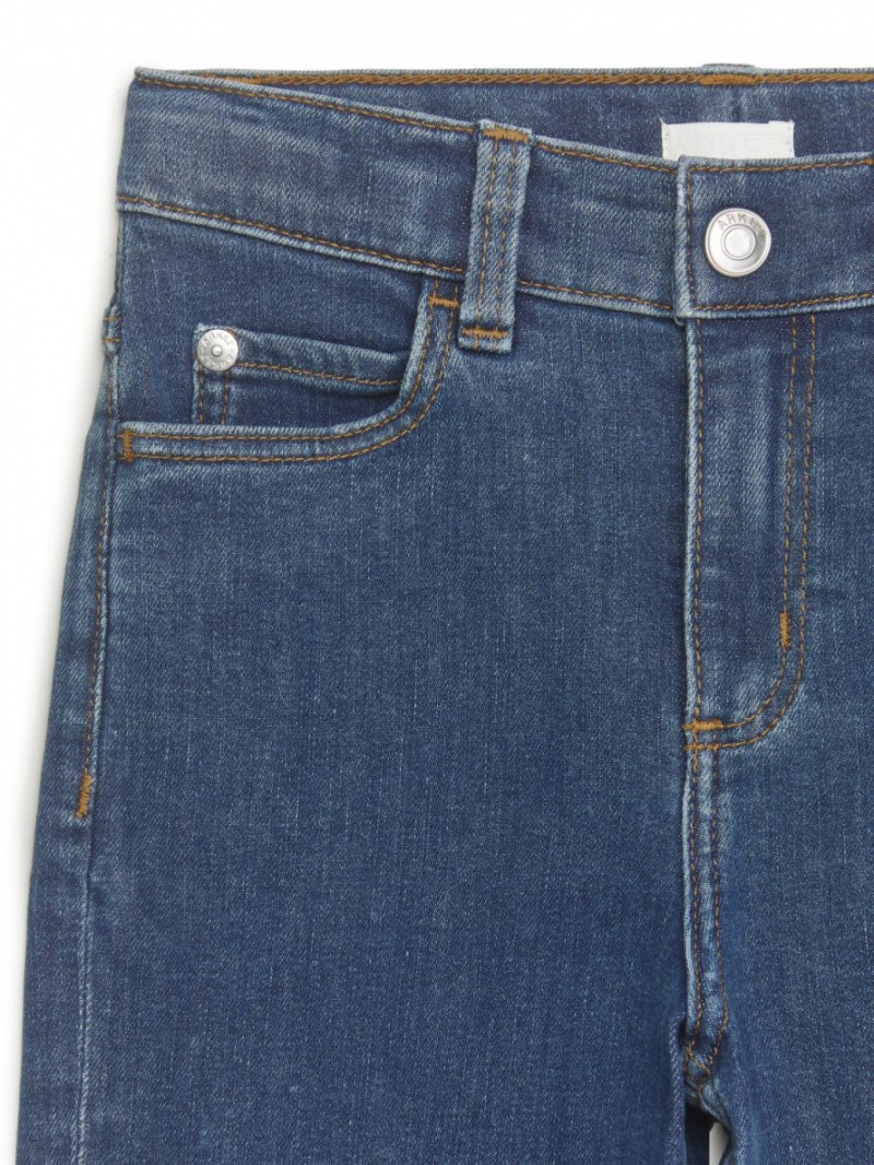 Blugi Arket Tapered Stretch Fete Albastri Inchis | Romania-FPDJ46581