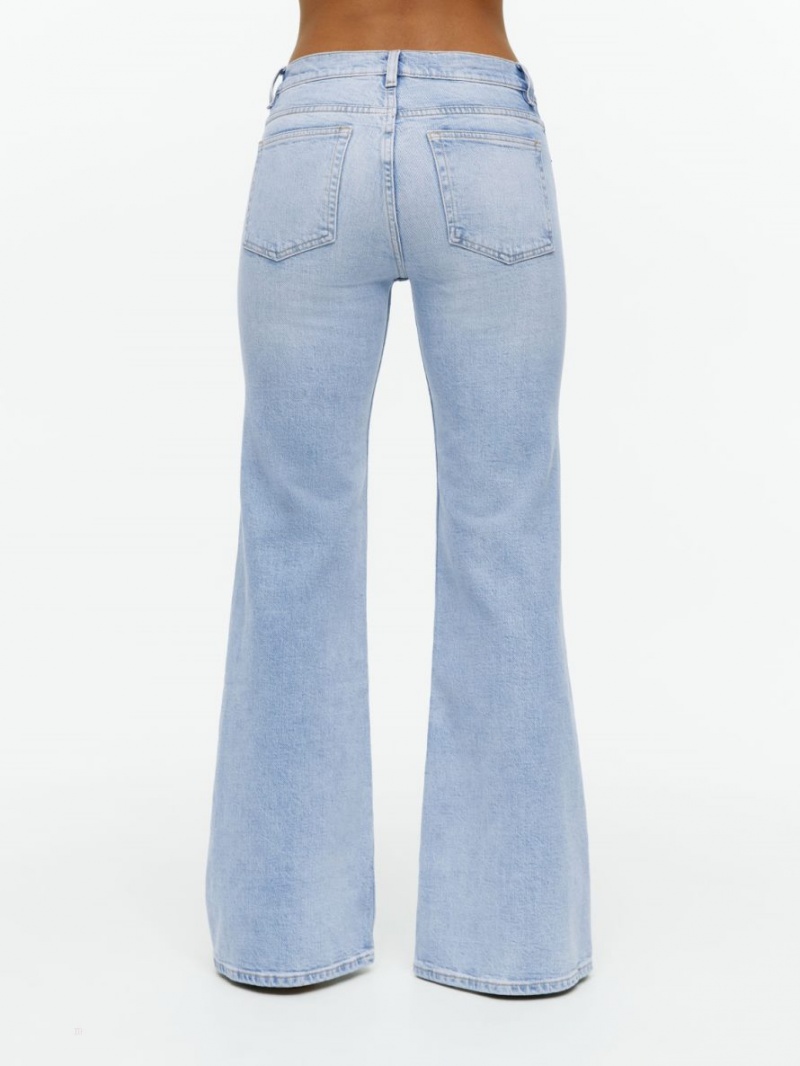Blugi Arket WAVE Slim Flared Stretch Dama Albastri | Romania-CNUZ94532