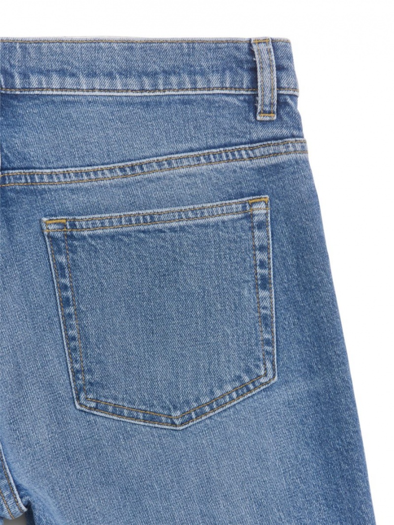 Blugi Arket WAVE Slim Flared Stretch Dama Albastri Deschis | Romania-WHPE74236