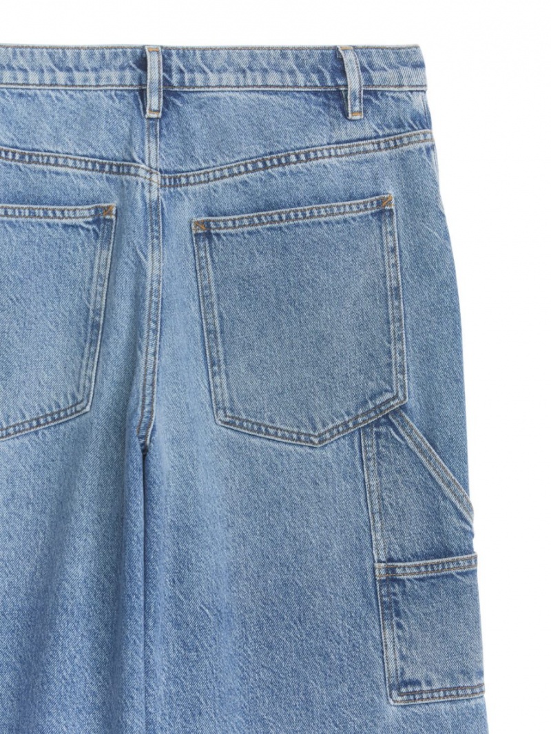 Blugi Arket WILLOW Loose Dama Albastri | Romania-GNJH76143