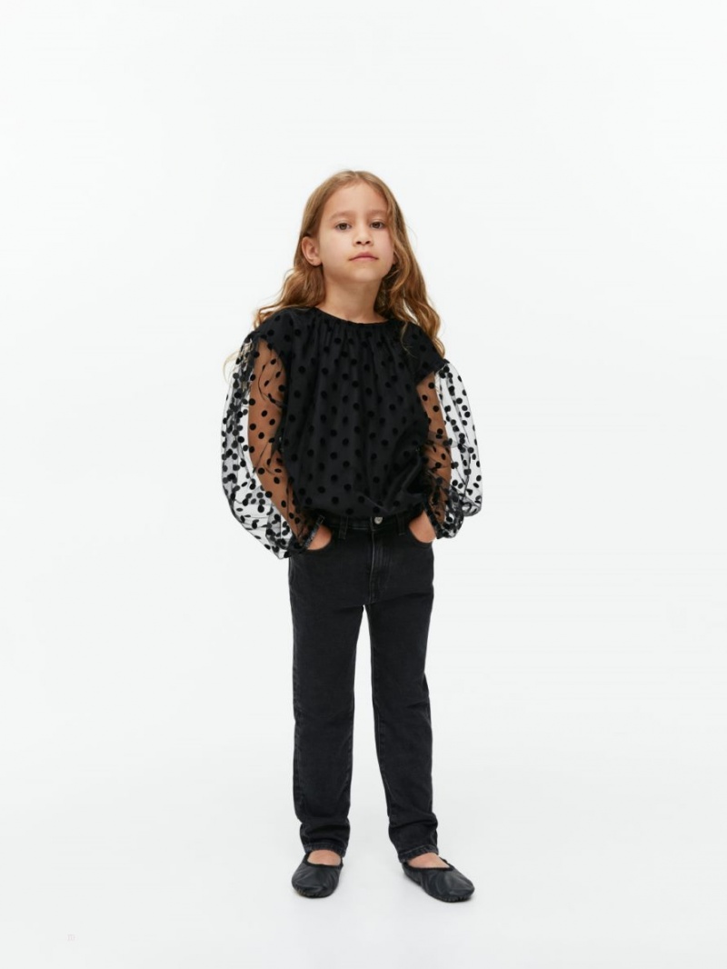 Bluza Arket Tulle Fete Negrii | Romania-NWTP07354