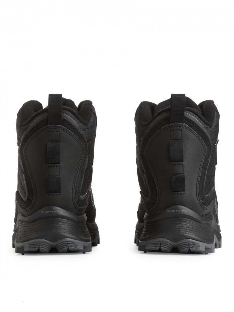 Bocanci Munte Arket Merrell Moab Speed Thermo Mid-High Impermeabili Hikers Barbati Negrii | Romania-SBHP57216