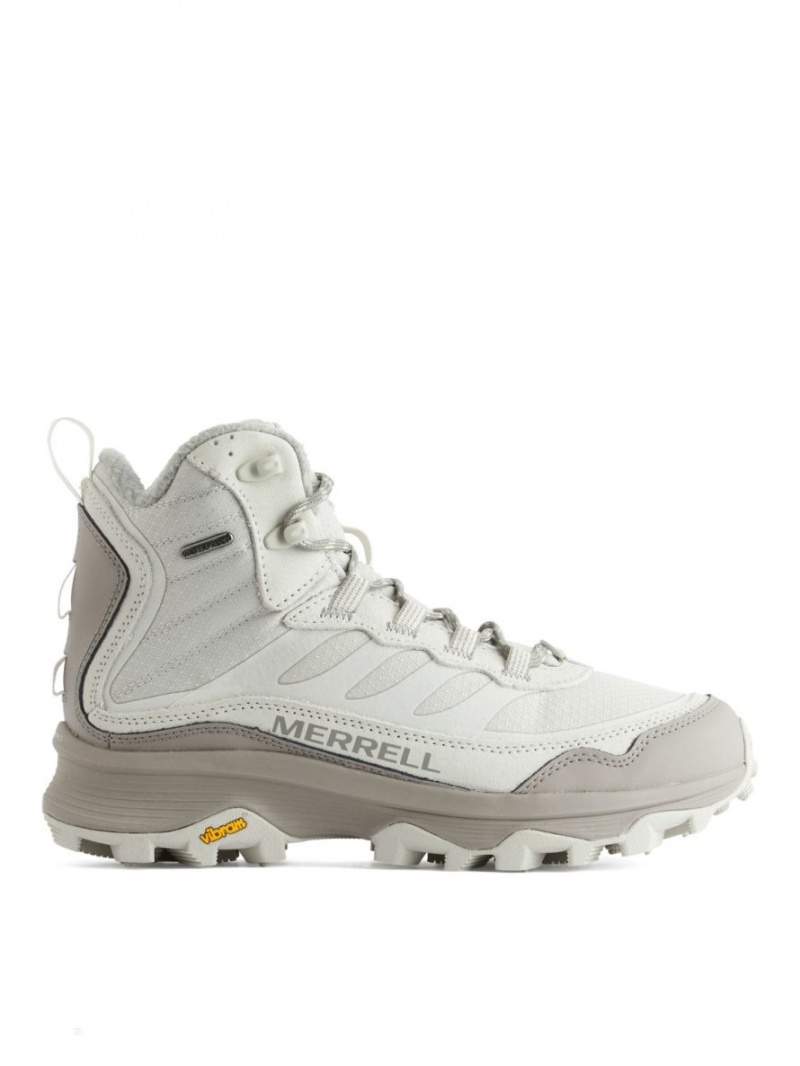 Bocanci Munte Arket Merrell Moab Speed Thermo Mid-High Hikers Dama Albi | Romania-XJKM64018