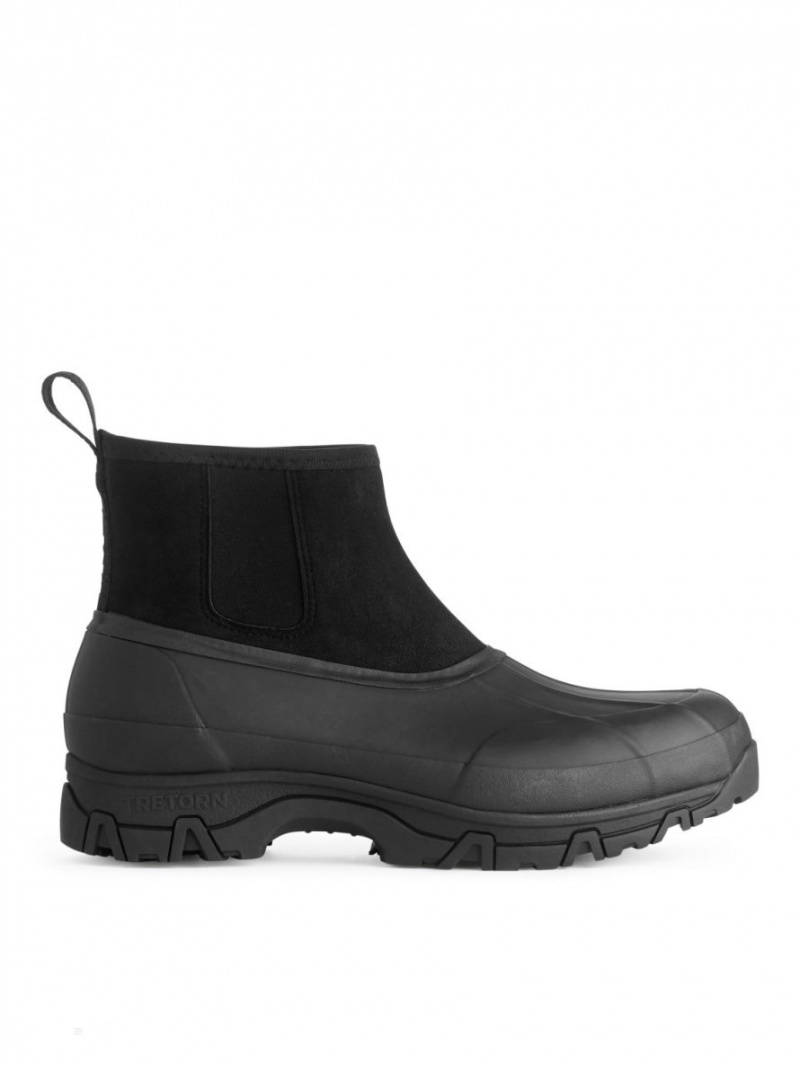 Botine Arket Tretorn Ahus Hibrid Barbati Negrii | Romania-MALX48901