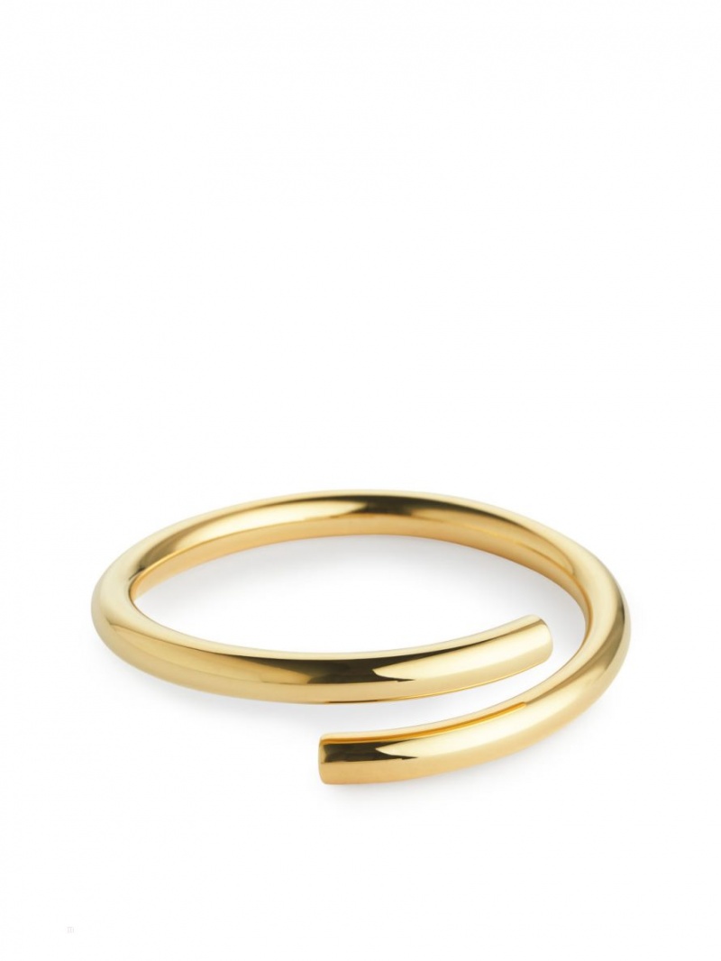 Bratara Arket Gold-Plated Cuff Dama Aurii | Romania-QAZM47159