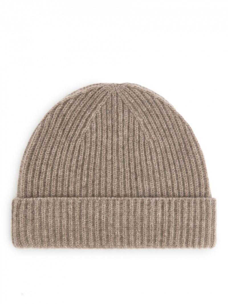 Caciula Arket Cashmere Blend Barbati Gri | Romania-KFIO78639
