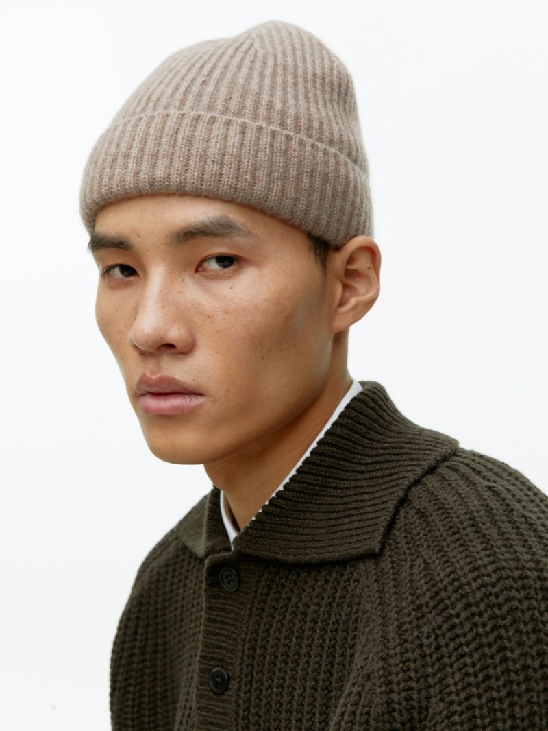 Caciula Arket Cashmere Blend Barbati Gri | Romania-KFIO78639